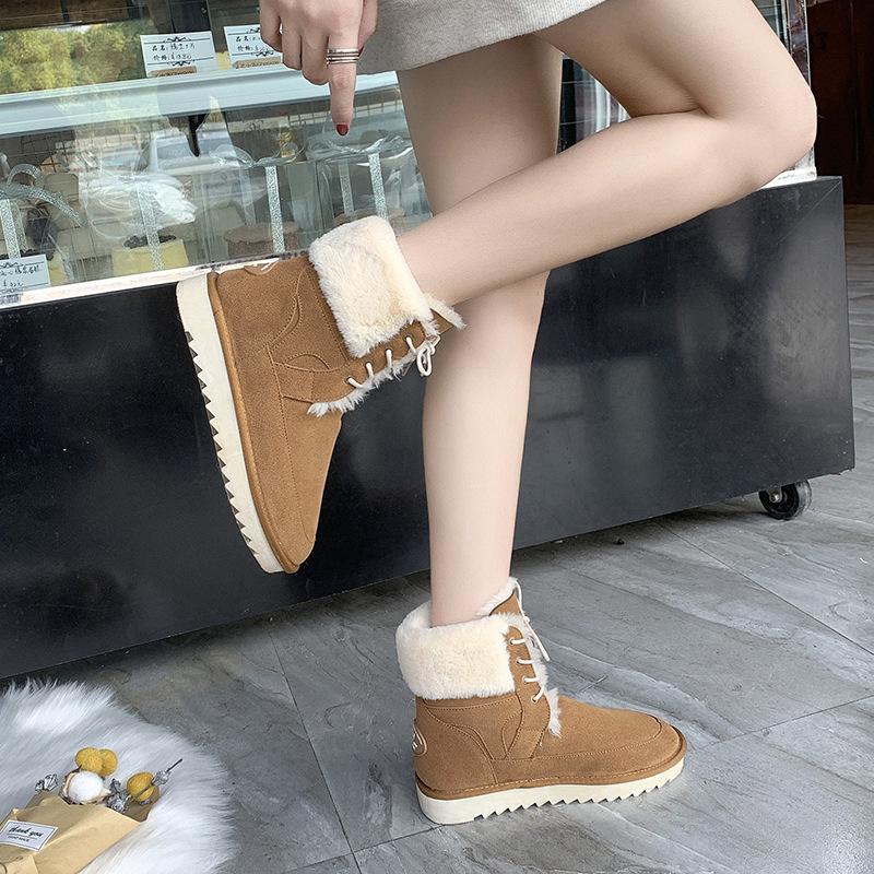 人気沸騰ブラドン ムートンブーツ レディース 滑らない おしゃれ シンプル カジュアル かわいい エレガント 毛玉 オールマッチ 冬 ショート ローカット フラットソール 休日 Fucoa Cl