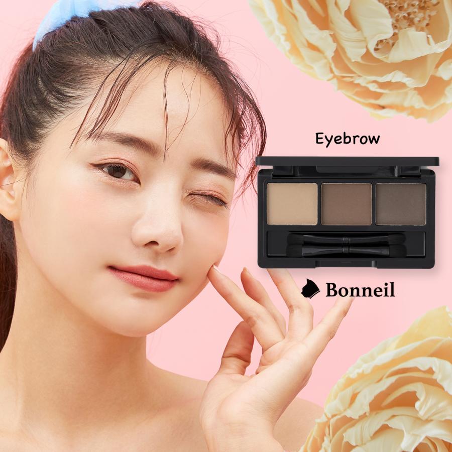 500円引きクーポン アイブロウ パウダー 眉メイク グラデーション ナチュラル 美眉 アイブロー ダークブラウン プチプラ 優秀 自然に ポイント消化 Bonneil ボヌール Aynaelda Com