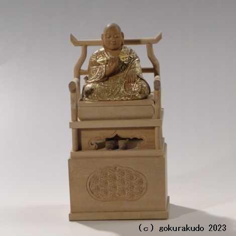 仏像 弘法大師1.8寸 総白檀 :buddha06-2:仏壇・仏具・数珠 極楽堂 - 通販 - Yahoo!ショッピング