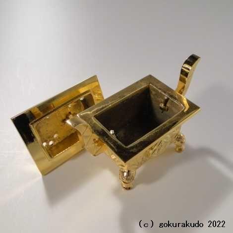 花立や蝋燭立のセット)/本山彫り(鶴亀)具足 3.5寸 5具足 本 花立や蝋燭立のセット)/本山彫り(鶴亀)具足 3.5寸 5具足 本