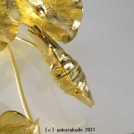 常花・蓮の花/真鍮製 本金メッキ 8号 11本立 : 仏壇・仏具・数珠 極楽