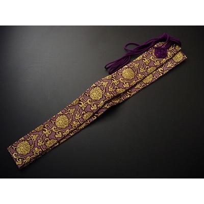 袈裟(けさ) 半袈裟(正絹)(紫地1) : 仏壇・仏具・数珠 極楽 袈裟(けさ) 半袈裟(正絹)(紫地1) : 仏壇・仏具・数珠 極楽