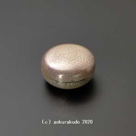 香合(お香入れ)純銀製 槌目打ち出し香合 : 仏壇・仏具・数珠 極楽堂