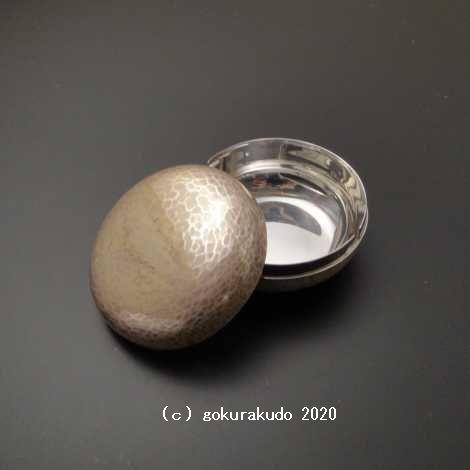純銀 打ち出し 香合 香合(お香入れ)純銀製 槌目打ち出し香合 : 仏壇・仏具・数珠 極楽堂
