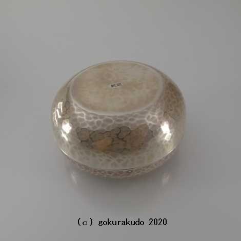 香合(お香入れ)純銀製 槌目打ち出し香合 : 仏壇・仏具・数珠 極楽堂