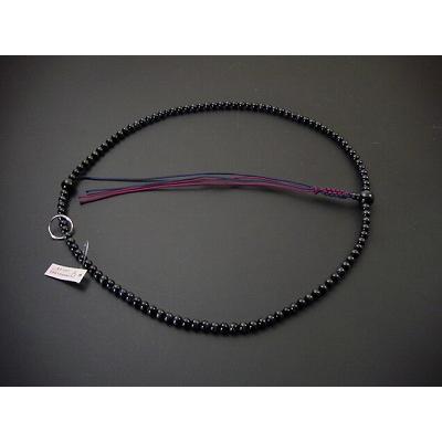 数珠 曹洞宗用 総青虎目 尺2 正絹紐房