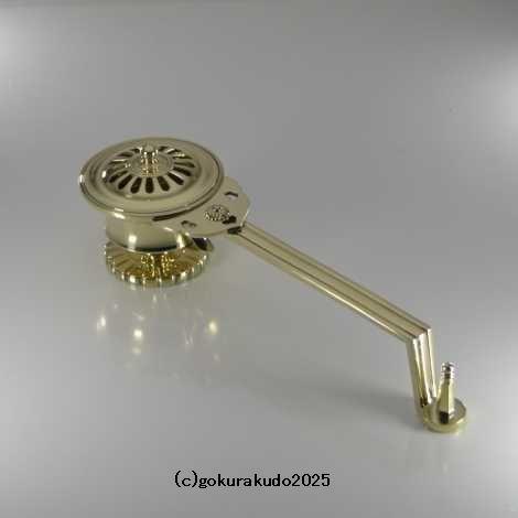 柄香炉（太子型・磨き）（通常品） : 仏壇・仏具・数珠 極楽堂 - 通販