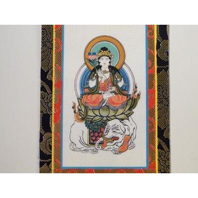 仏画（普賢菩薩）紙本　掛軸 仏画（普賢菩薩）紙本 掛軸 楽天市場】仏画掛け軸 普賢菩薩 肉筆画