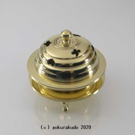 密教法具 火舎香炉 寺院用仏具 仏教 工芸品 真鍮製 密教法具/前具（小型）火舎香炉（駒型） 1個 : 仏壇・仏具・数珠 極楽