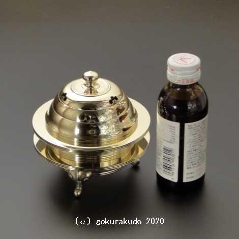 火舎香炉 中型 磨き（栄型）（密教法具・前具） : 仏壇・仏具・数珠