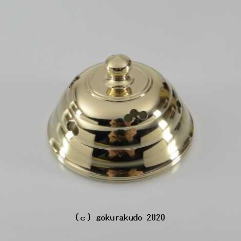 火舎香炉 中型 磨き（栄型）（密教法具・前具） : 仏壇・仏具・数珠