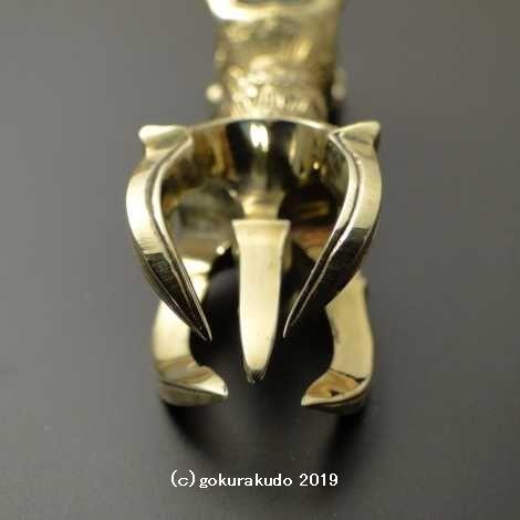 密教法具/五鈷杵(ごこしょ)豆型 磨き［駒型］ : 仏壇・仏具