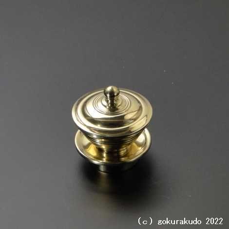 塗香器 豆型 磨き(駒印)(密教法具・前具) : 仏壇・仏具 塗香器 豆型 磨き(駒印)(密教法具・前具) : 仏壇・仏具