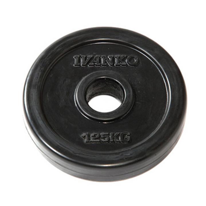 ②IVANKOイヴァンコ ラバープレー20kg x 1枚穴径50mm(同時購入) IVANKO] 片側20kgラバーダンベルセット（スクリューバー）28mm径