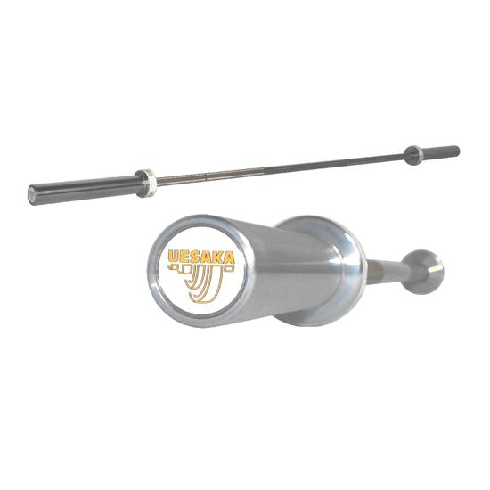 ウエサカ］V型トレーニング用バー 15kg（女子用） : 極楽トレーニング