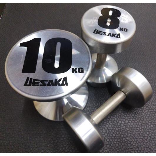 人気が高い 職人が１個１個手作りする匠のダンベル ウエサカ ｘ ダンベル 12 5kg ウエイトトレーニング