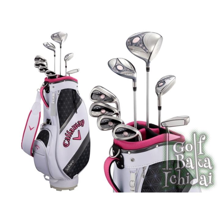 美品 希少 レディース キャロウェイ ソレイル ゴルフクラブ セット バッグ付 Callaway 【期間限定】 キャロウェイ ソレイル レディース