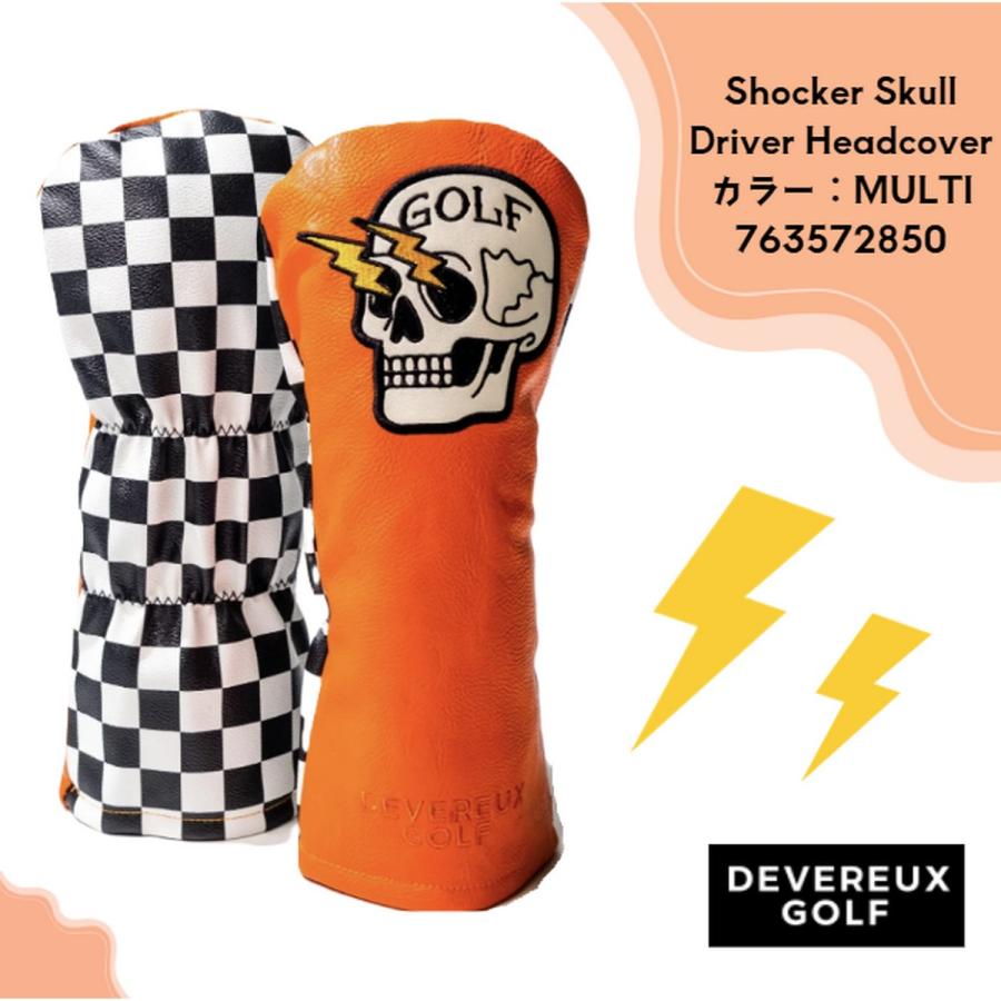 送料無料【新品】【ヘッドカバー】デヴァローゴルフ Shocker Skull