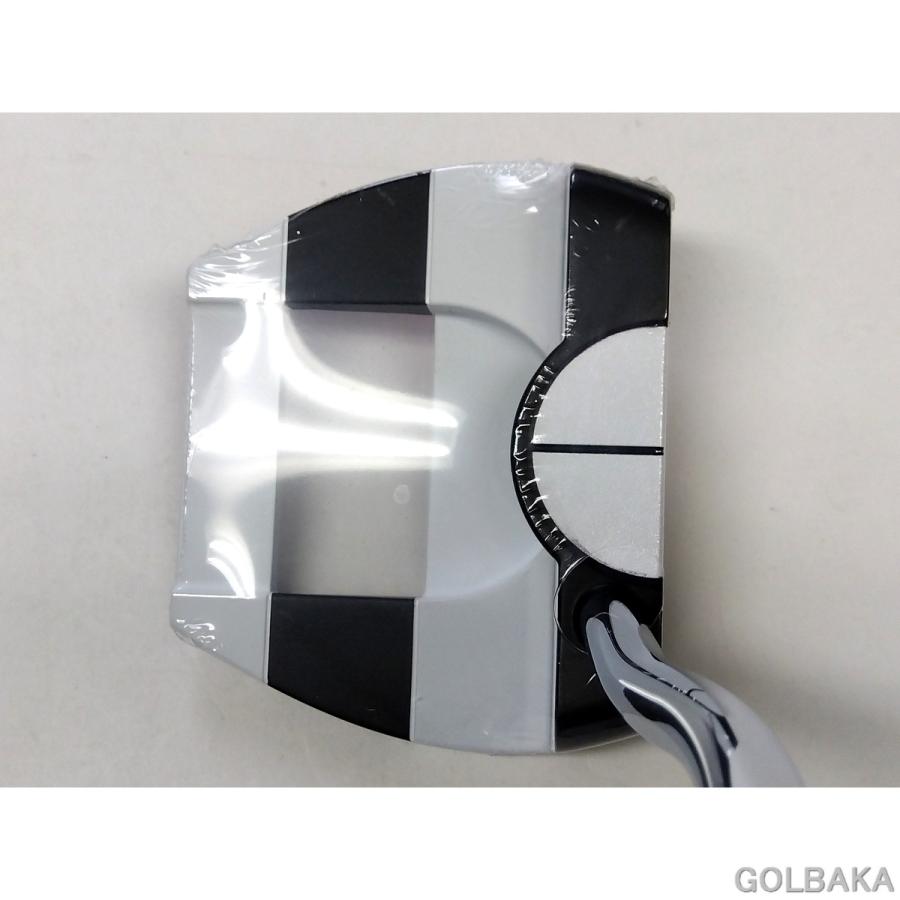 109411送料無料【新品】【レフティ/左利き用】オデッセイAi-DUAL 1/2-BALL JAILBIRD MINI DBパター ロフト3° Ai-DUAL SL90シャフト(スチール)_4