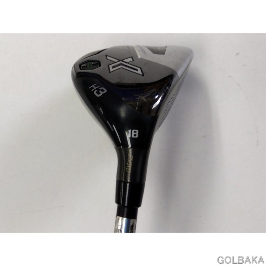 中古】C：ダンロップゼクシオXユーティリティH3 ロフト18° AX-2/SR
