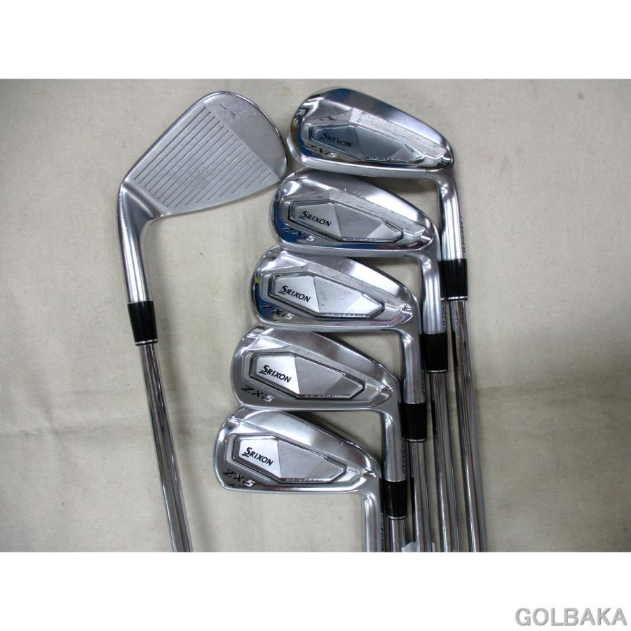 中古】B：ダンロップSRIXON ZXi5アイアンセット6本（＃5-P） ロフト