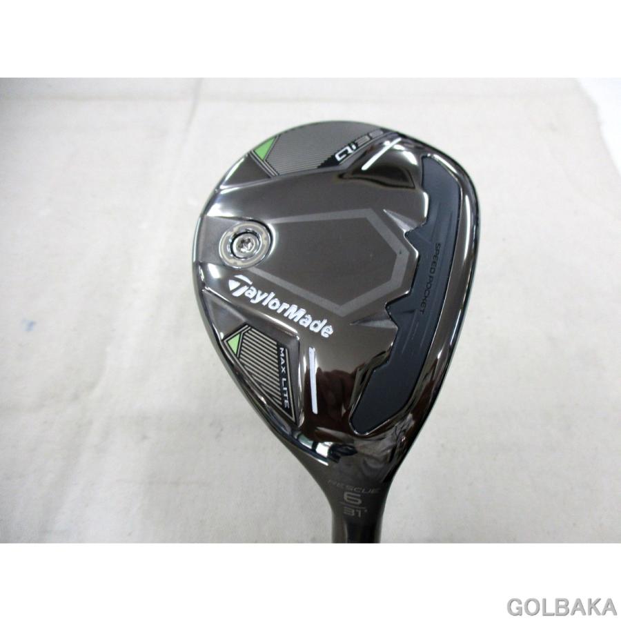 Qi35 MAX 6u 31度　純正Sシャフト　ユーティリティ 中古】B：テーラーメイドQI35 MAX LITEユーティリティ6U ロフト31° AIR
