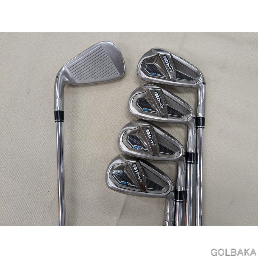 U12】【中古】B：テーラーメイド SIM2 MAX OS アイアンセット 5本(＃6 