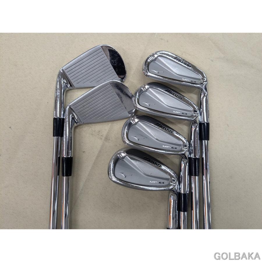中古】BC：ミズノ MP-64 アイアンセット 6本(＃5〜9.PW) ロフト27° KBS 