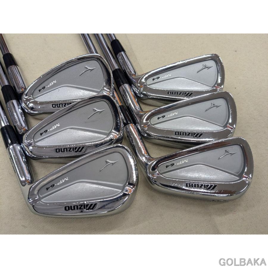 中古】BC：ミズノ MP-64 アイアンセット 6本(＃5〜9.PW) ロフト27° KBS 