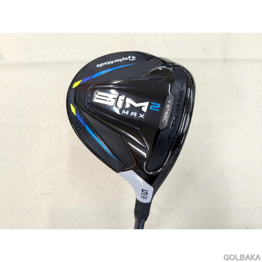 中古】B：テーラーメイド SIM2 MAX フェアウェイウッド 5w ロフト18 