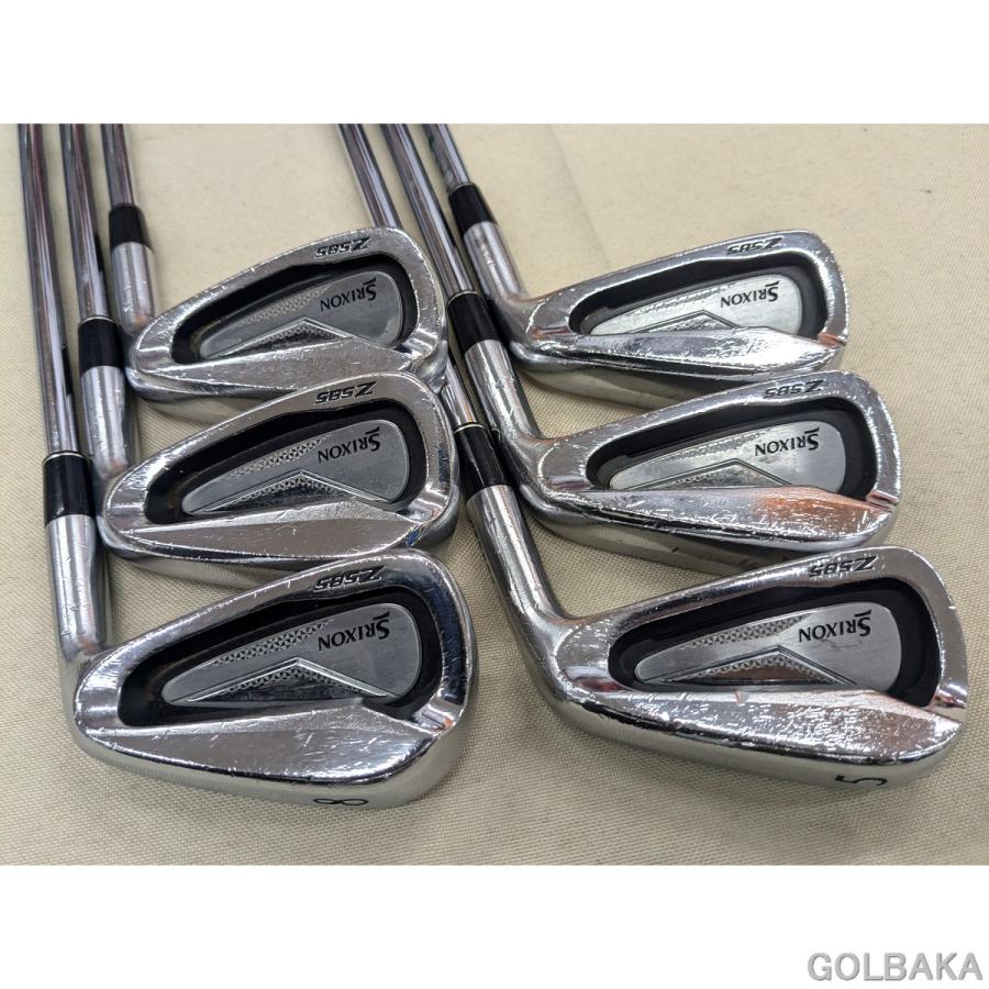 中古】C：ダンロップ スリクソン Z585 アイアンセット 6本(＃5〜9.PW 