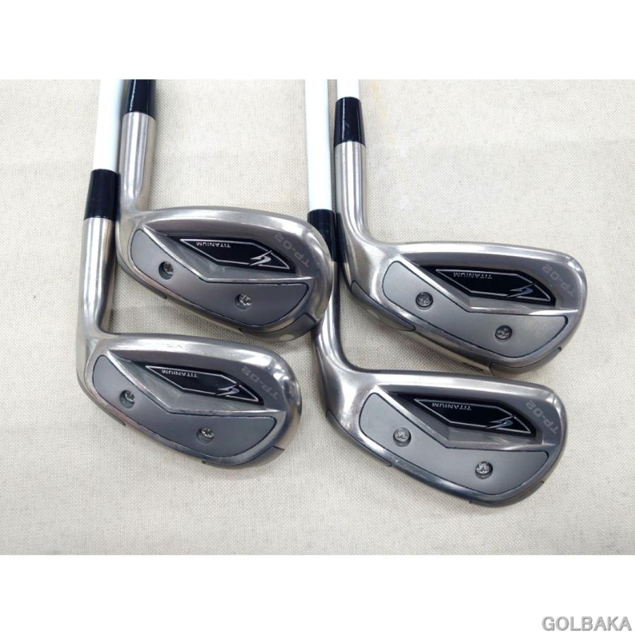 【nc】【中古】BC：ツルヤ GOLDEN PRIX TP-02アイアンセット4本（＃7〜＃9,PW) ロフト31° フジクラ Air Speeder Plusの画像