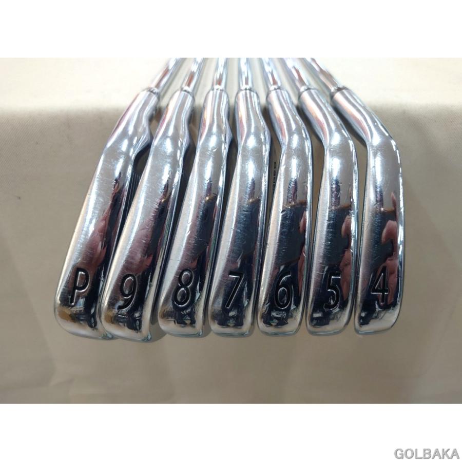中古】BC：タイトリスト MB718アイアンセット7本（＃4〜＃9,PW) ロフト