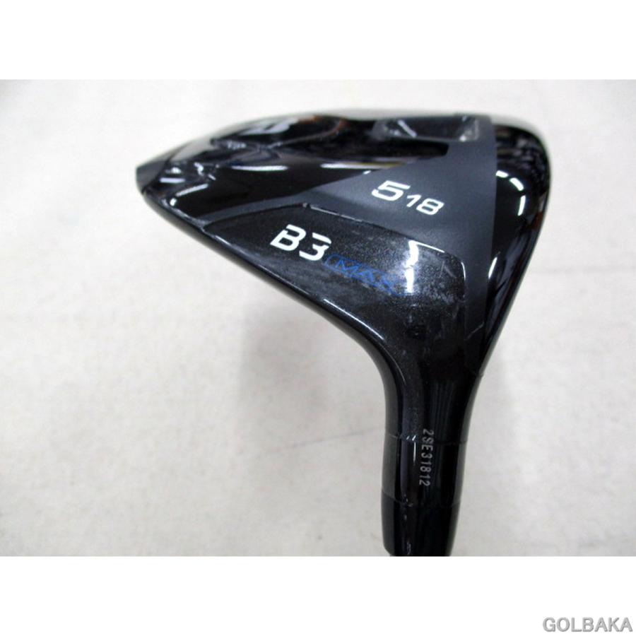 美品ブリヂストンB3 MAX 5W 18° VANQUSH BS40 S 中古】B：ブリヂストン B3 MAXフェアウェイウッド5w ロフト18