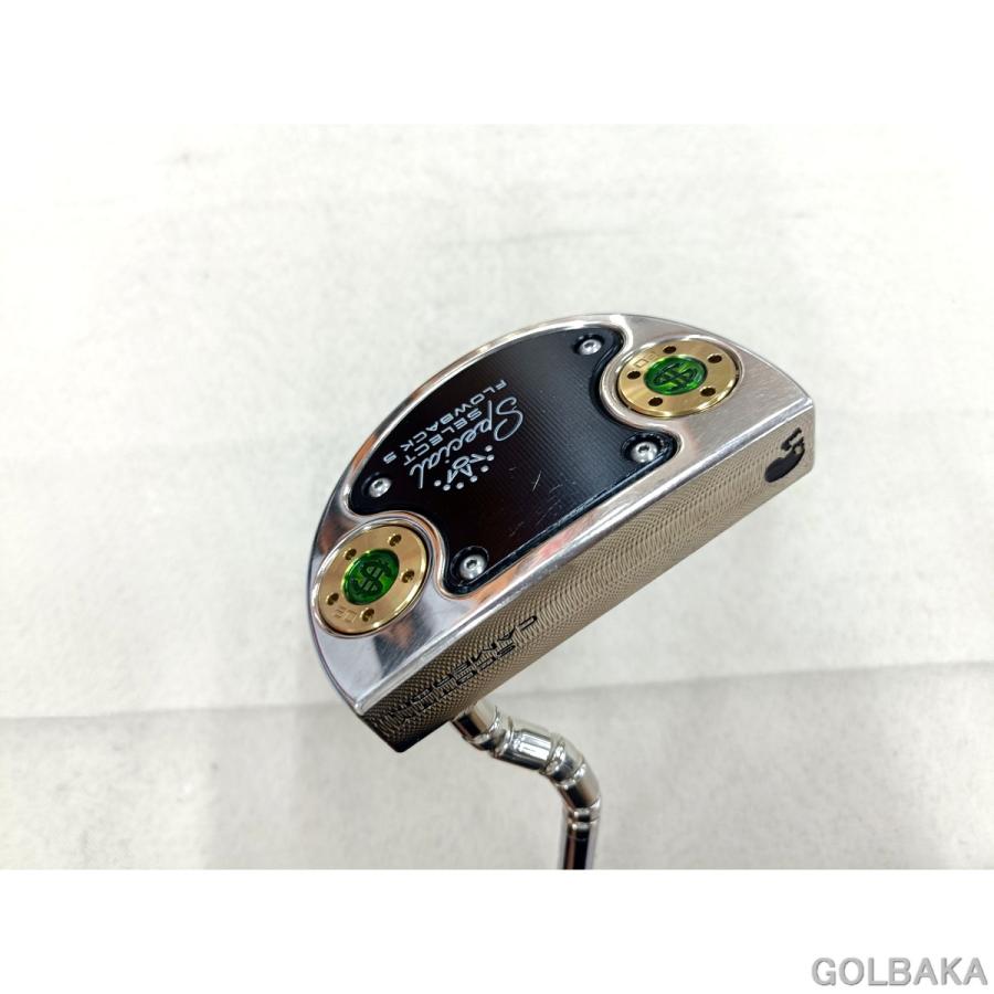 【中古】BC：スコッティキャメロン スペシャルセレクト FLOWBACK 5 カスタムパター ロフト3.5° スタビリティ カーボン シルバー ...