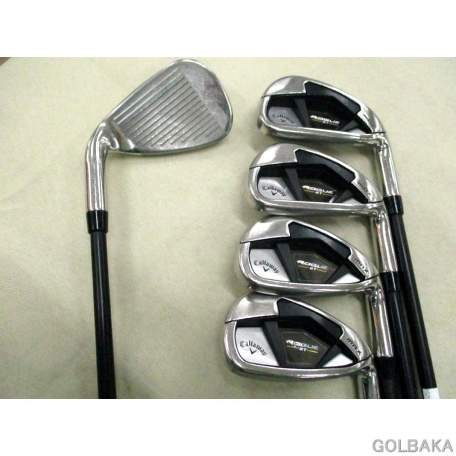 中古】BC：キャロウェイローグST MAXアイアンセット5本（＃6〜＃9.PW