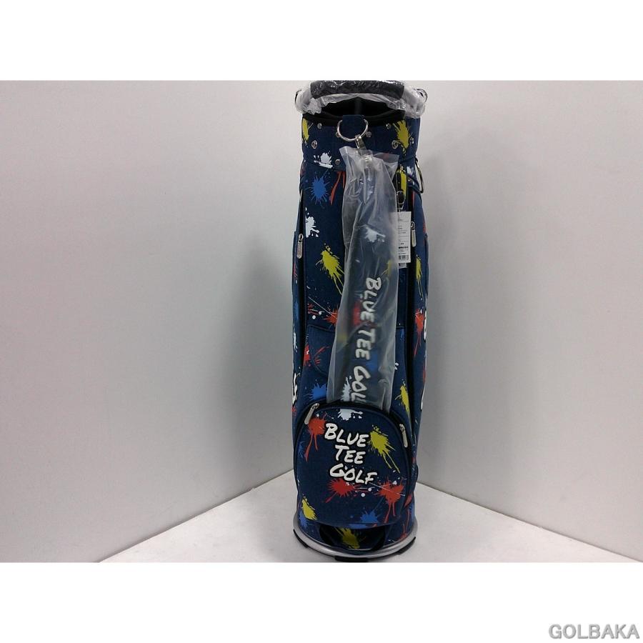 刻印対応 【新品】ブルーティーゴルフキャディバッグ BTG-CB027 カラー：ブルー_1