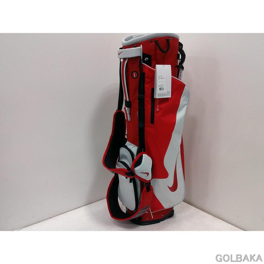 刻印対応 【新品】ナイキスタンドキャディバッグGF3018 カラー：赤
