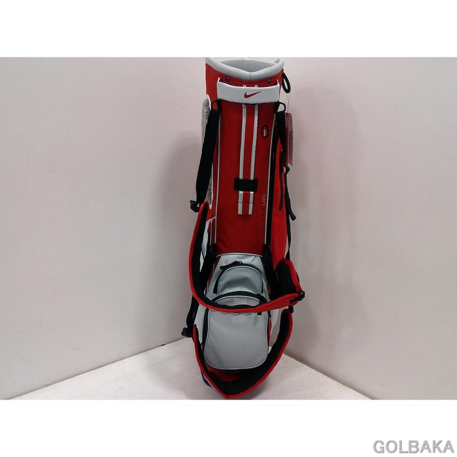 刻印対応 【新品】ナイキスタンドキャディバッグGF3018 カラー：赤