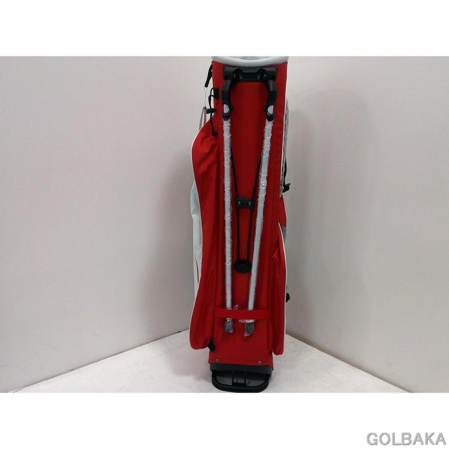 刻印対応 【新品】ナイキスタンドキャディバッグGF3018 カラー：赤
