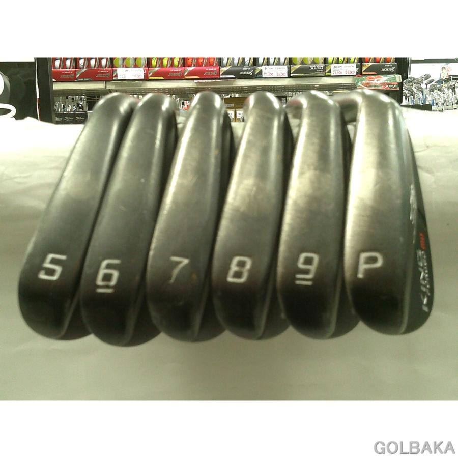 【中古】C：コブラKINGFGDMBアイアンセット6本（5-9.Ｐ） ロフト27° KBSツアー130Xの画像