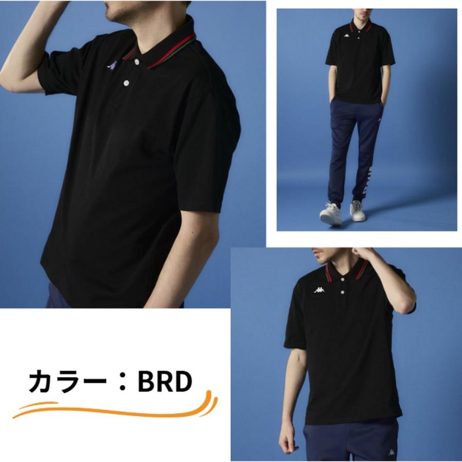 CPGゴルフ　黒ポロシャツ　定価25300円　新品 送料無料【新品】カッパ半袖ポロシャツ615-605【ゴルフウェア
