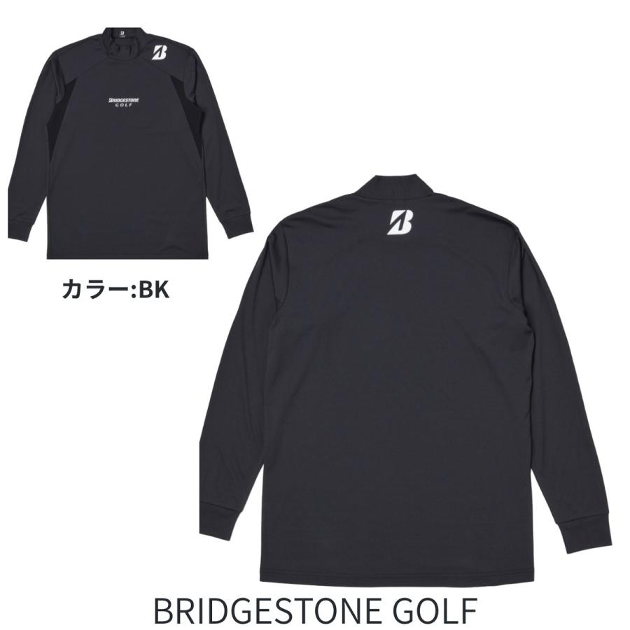 送料無料【新品】ブリヂストン長袖モックネックシャツFGM01F【ゴルフ