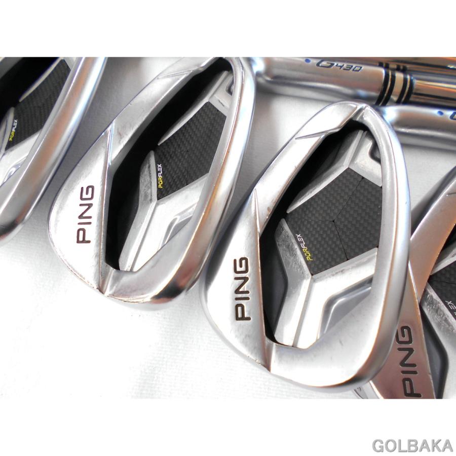 【nc】【中古】BC：PING G430アイアンセット6本（＃6-W.45） ロフト29°NS PRO ゼロス7/Rの画像