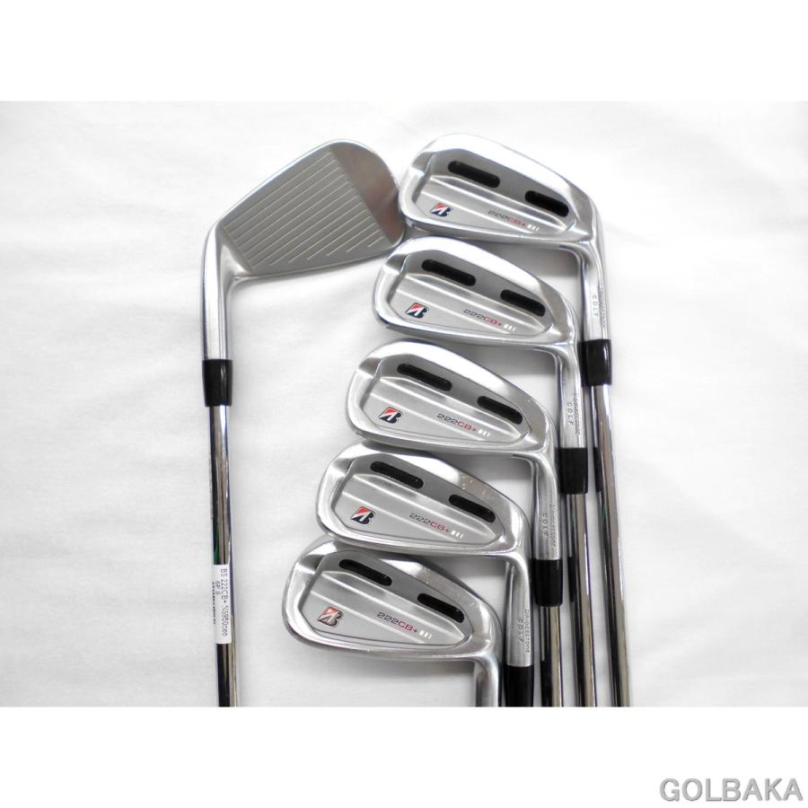未使用 BRIDGESTONE 222CB+ アイアンセット NSPRO950 U04】【中古】B：ブリヂストン222CB+アイアンセット6本(#5-9.P) ロフト