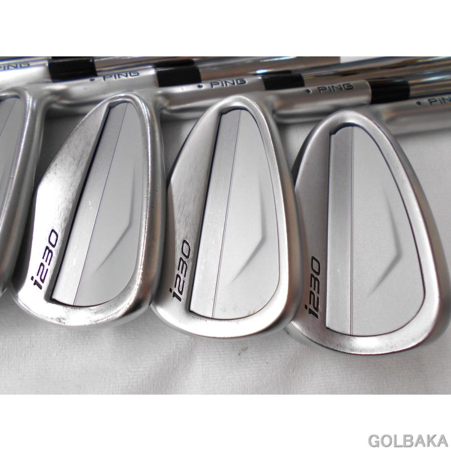 美品 ping i230 レフティ モーダス 105 S 中古】BC：ピンi230アイアンセット6本(#5~9.W) ロフト33° モーダス105