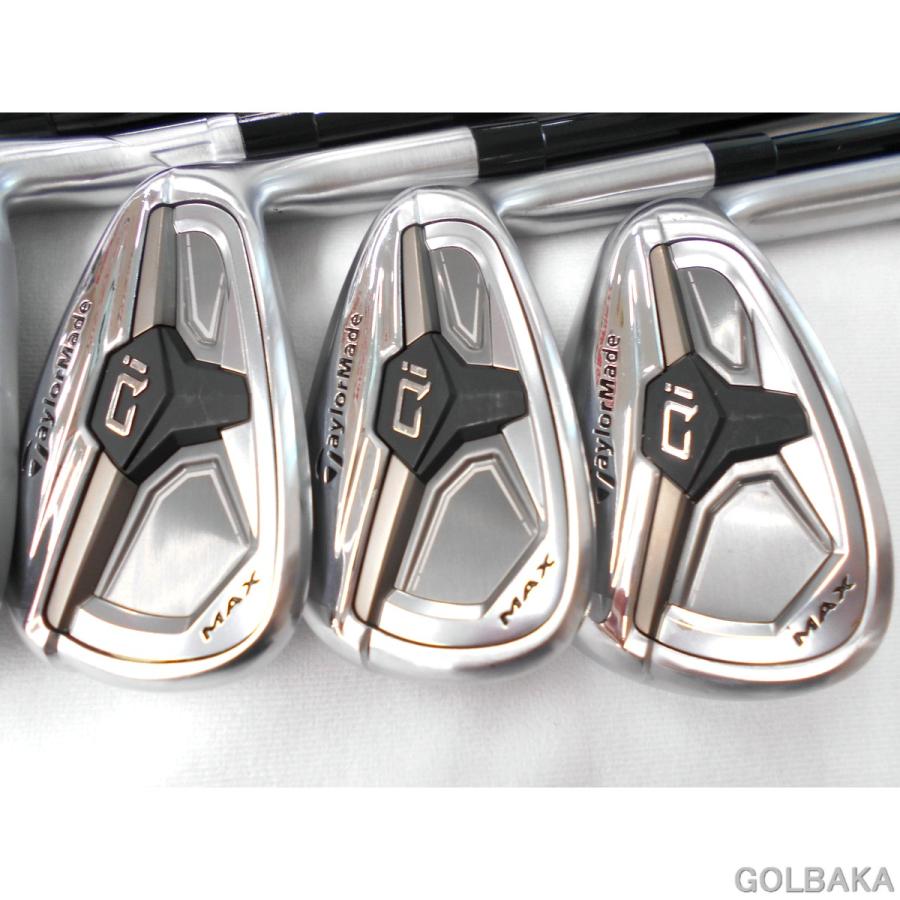 中古】BC：テーラーメイドQi MAXアイアンセット6本(6~9.P.A) ロフト28