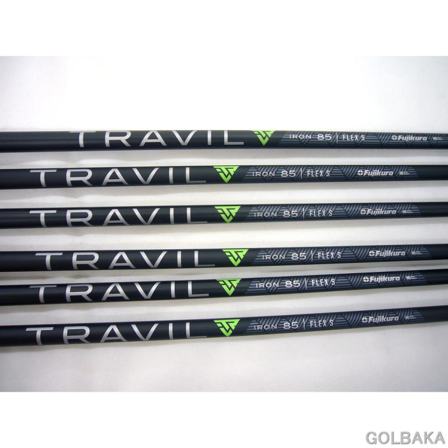 中古】B：【シャフトのみ】フジクラTRAVIL IRON 85/S 6本セット