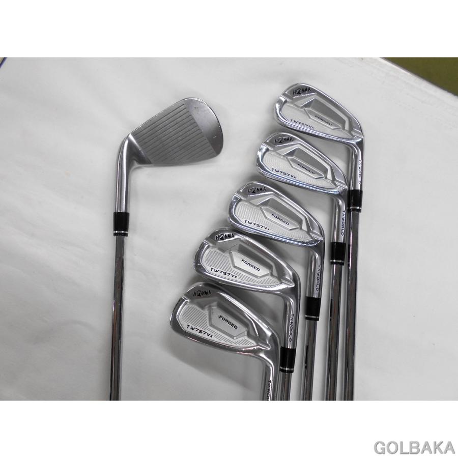 U09】r【中古】B：ホンマ TW757Vx アイアンセット 6本（＃5〜＃9,PW 