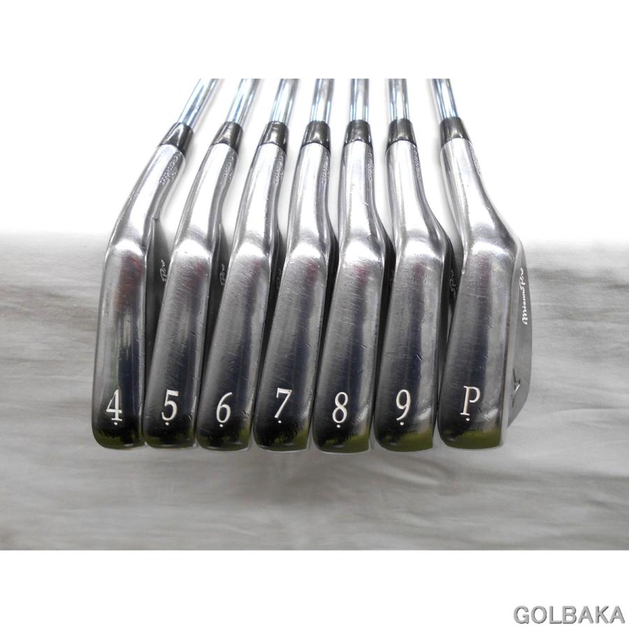 中古】BC：ミズノプロ 118 アイアンセット 7本 (#4~#9.PW) ロフト27 